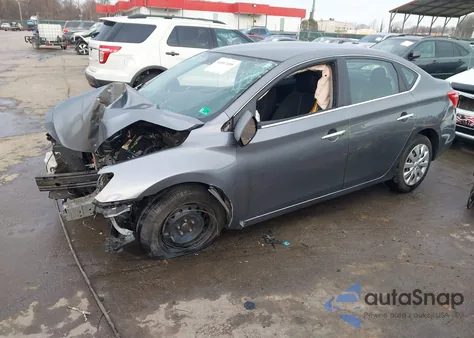 2016 Nissan Sentra Fe+ S/S/Sl/Sr/Sv z USA, uszkodzony, nr VIN 3N1AB7AP1GY266293